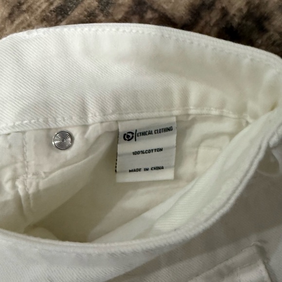 PTCL White Denim Shorts for Women SIZE 27 - Picture 8 of 12